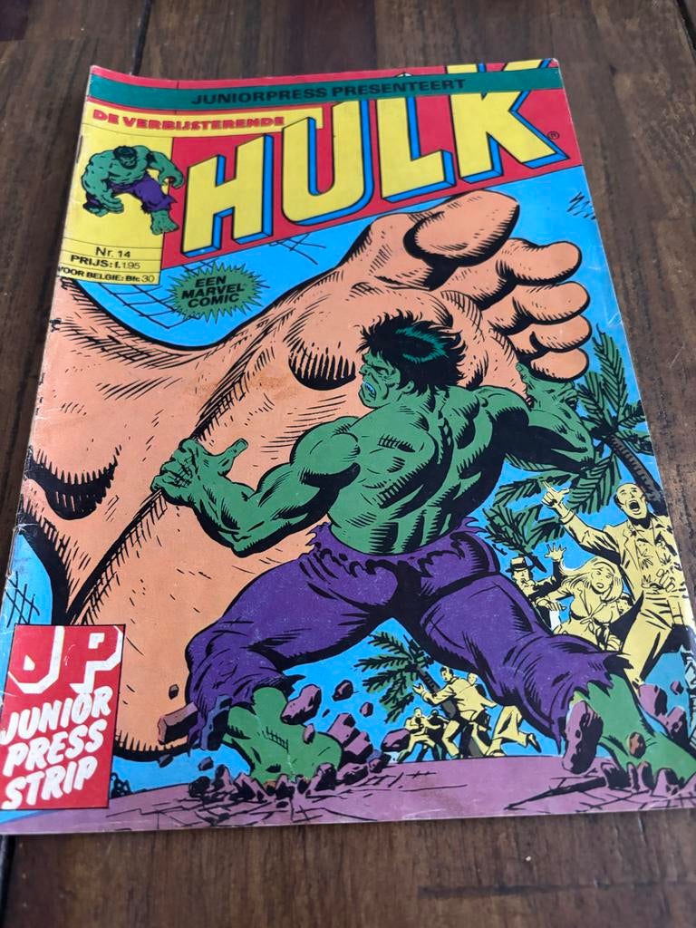 De Verbijsterende Hulk Nr. 14 - Junior Press, Eén comic, Ophalen of Verzenden, Gelezen, Europa