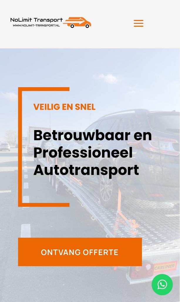 NoLimit Auto Transport Europa Nederland Duitsland Spanje