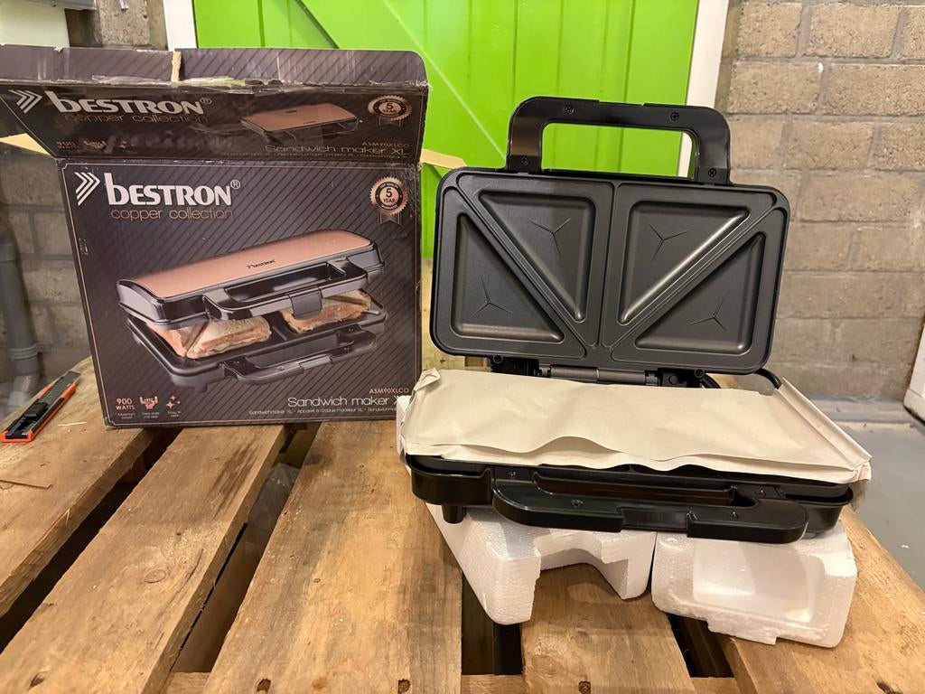 Bestron Tosti-ijzer Nieuw in Doos, -, -, Nieuw, Ophalen of Verzenden