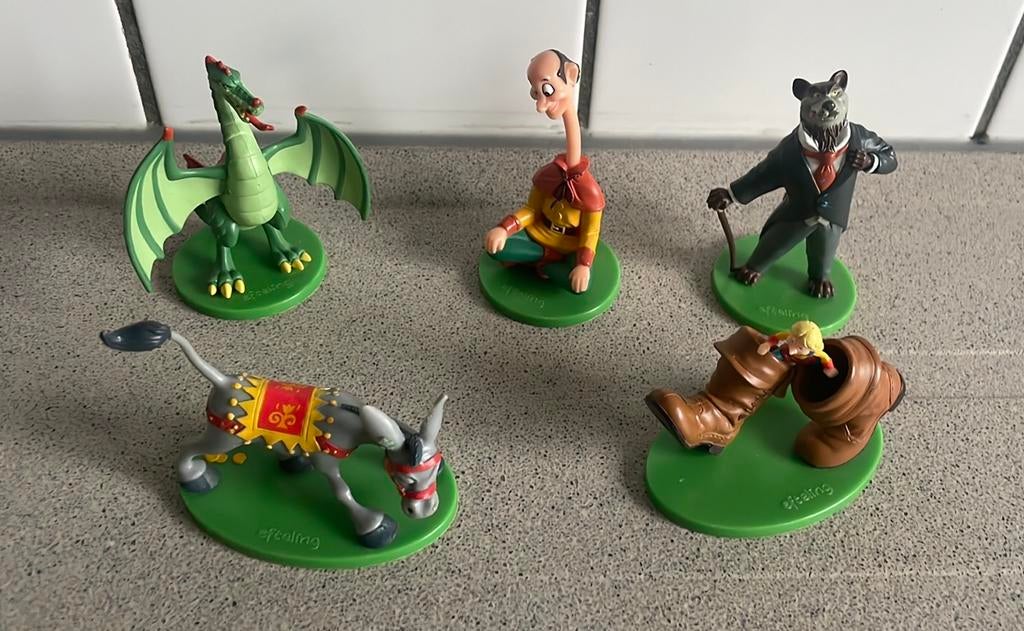 Superleuke Efteling Sprookjesboom figuur Ezel Wolf Draak, Ophalen of Verzenden, Zo goed als nieuw