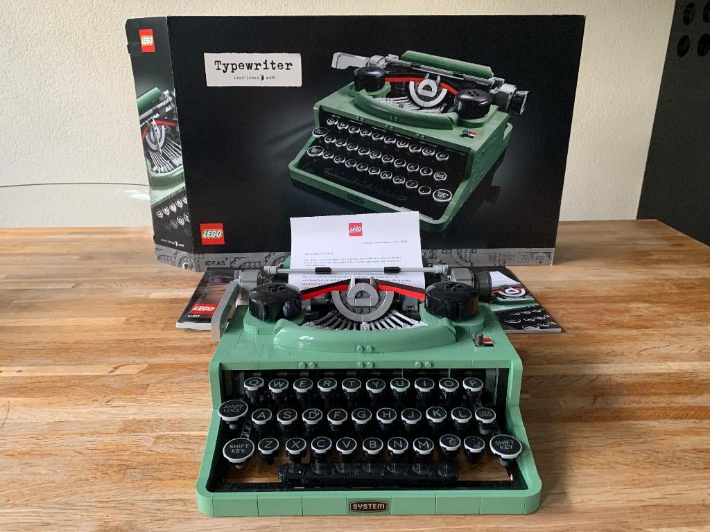 LEGO Ideas 21327 Typemachine, Ophalen of Verzenden, Zo goed als nieuw, Complete set, Lego