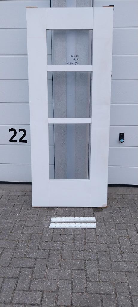 Nieuwe Binnendeur (35)met speciale roeden 88,5x213,5 cm, Doe-het-zelf en Verbouw, Ophalen, 80 tot 100 cm, Binnendeur, Nieuw