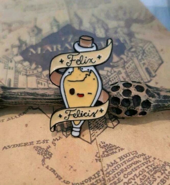 NIEUW Harry Potter: Felix Felicis / Fortunatis pin / broche, Verzamelen, Ophalen of Verzenden, Nieuw