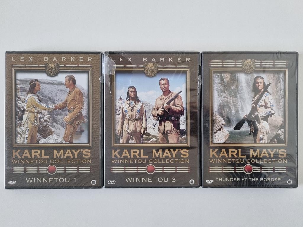 Karl May's Winnetou Collection 1+3+Thunder at Border-Geseald, Overige genres, Ophalen of Verzenden, Nieuw in verpakking, Alle leeftijden