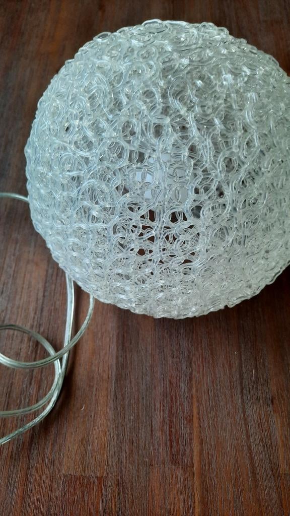 Decoratieve Bol Lamp twee stuks, Huis en Inrichting, 30 tot 60 watt, Soft of Flame, E14 (klein), Ophalen of Verzenden