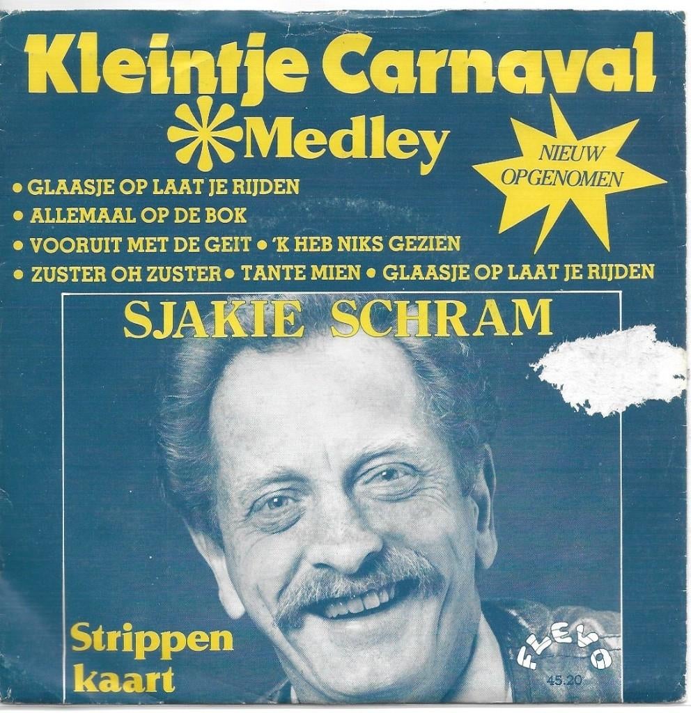 Vinyl Single Sjakie Schram, Cd's en Dvd's, Vinyl Singles, Ophalen of Verzenden, Gebruikt, Pop