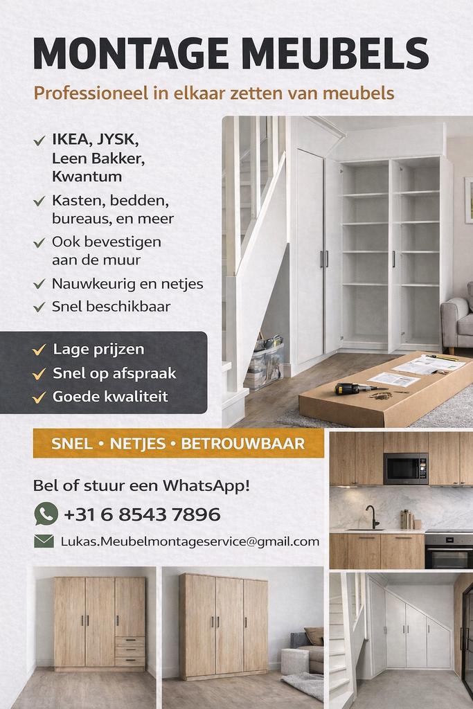 Meubels montage, Diensten en Vakmensen, Garantie