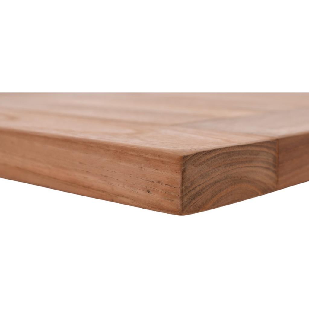 Teakhouten terras tafelblad rechthoek 70 x 60 cm - massief, Ophalen of Verzenden, Nieuw, Rechthoekig, Teakhout