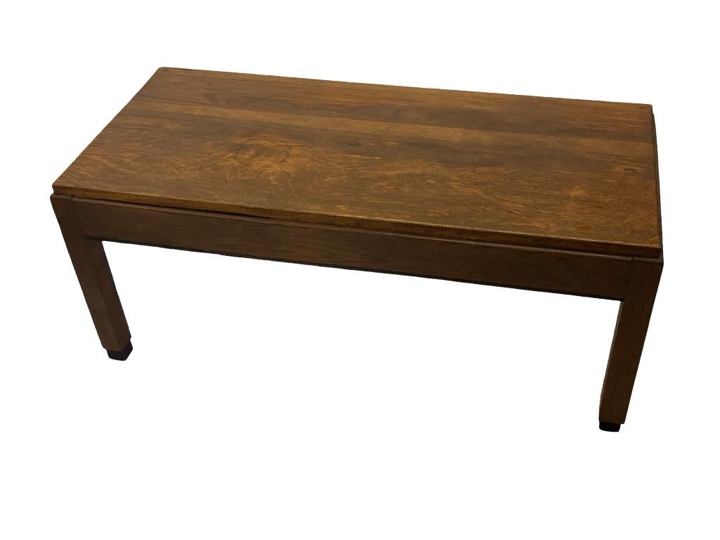 Art Deco Salontafel Eiken Design Minimalist Jaren 50, Ophalen, Art Deco, Gebruikt, Art Deco