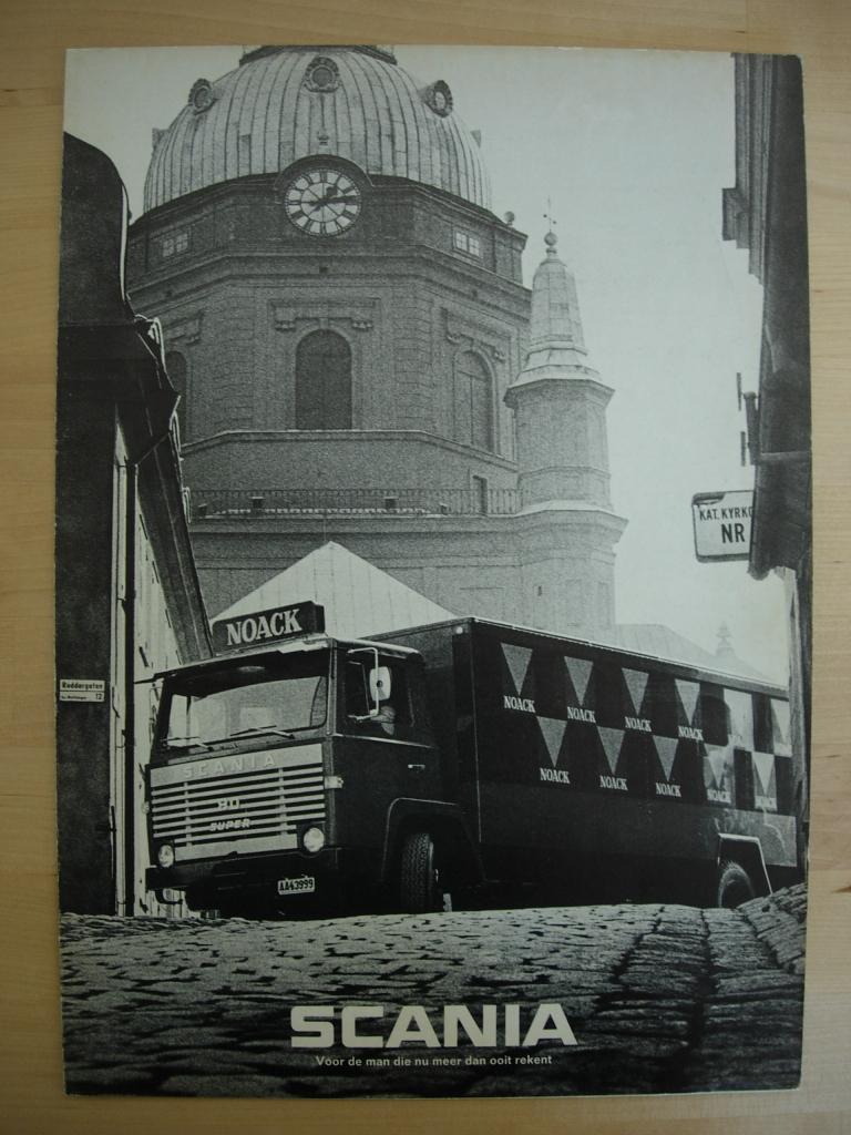 Scania 1974 Brochure – 50 80 85 110 140, Ophalen of Verzenden, Zo goed als nieuw, Overige merken, Scania
