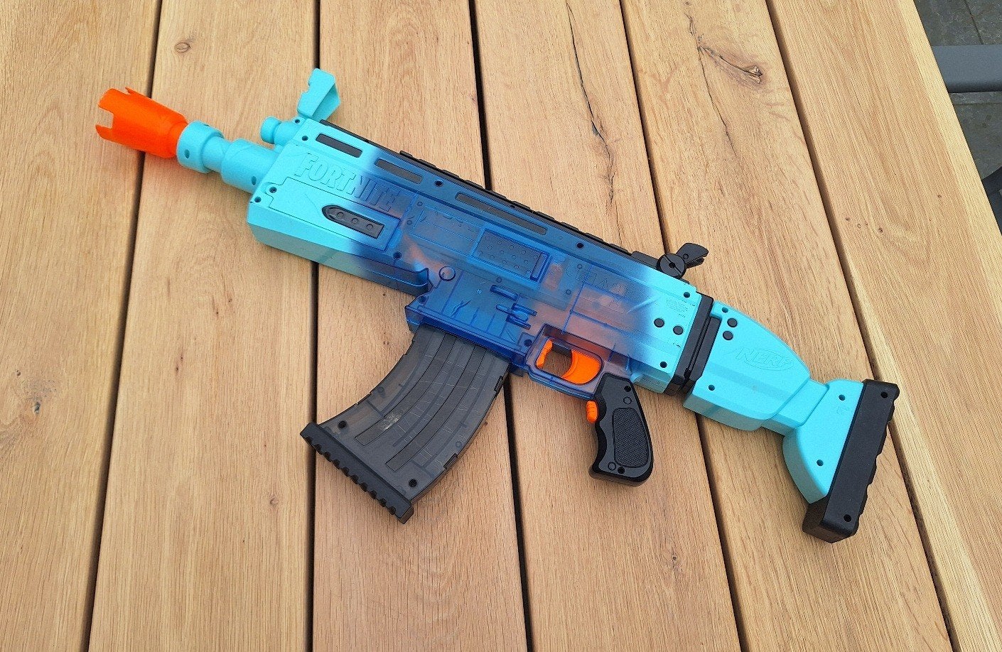 Nerf Fortnite AR-RIPPLEY incl 38 pijltjes, Ophalen of Verzenden, Zo goed als nieuw
