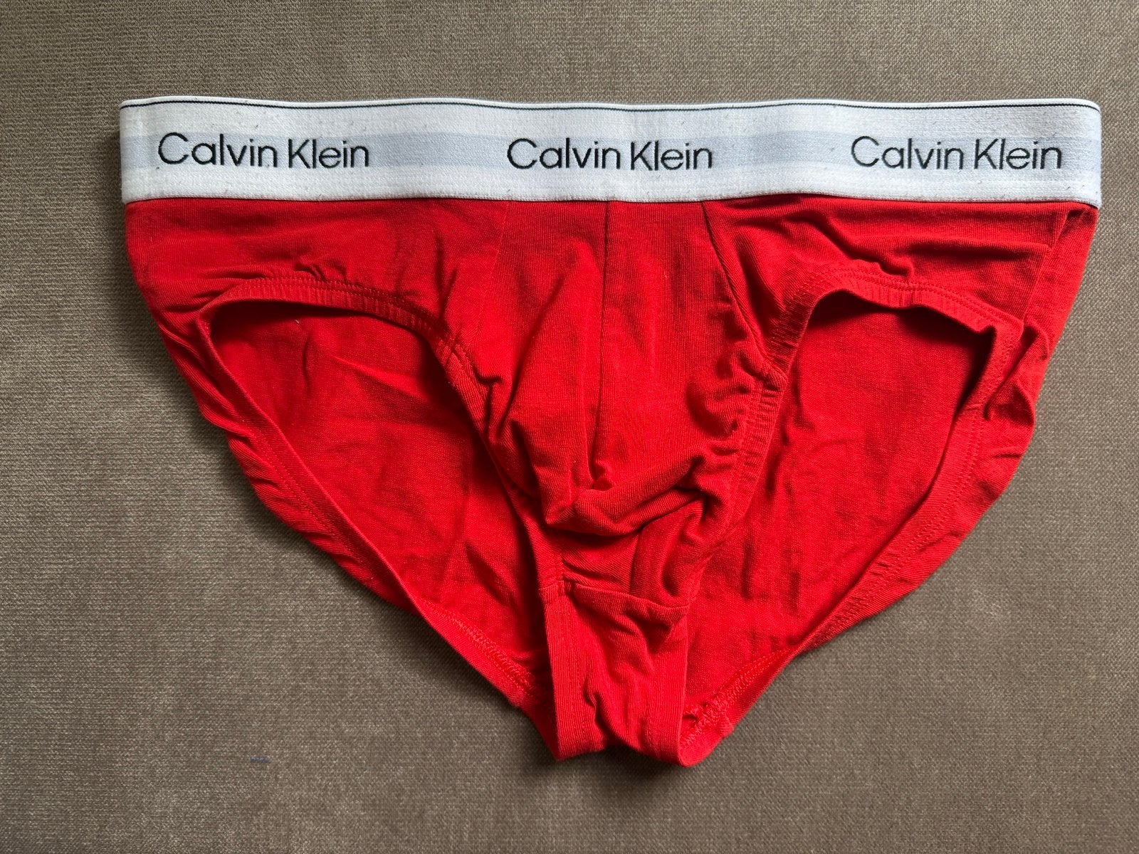 Calvin Klein slip - Katoen - Rood M, Kleding | Heren, Ondergoed, Verzenden, Rood, Slip