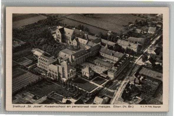Etten KLM luchtfoto  Inst. St. Jozef Kweekschool st jaren 30, Ophalen of Verzenden, 1920 tot 1940, Gelopen, Noord-Brabant