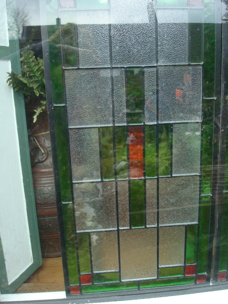2 glasin lood ramen, Antiek en Kunst, Curiosa en Brocante, Ophalen