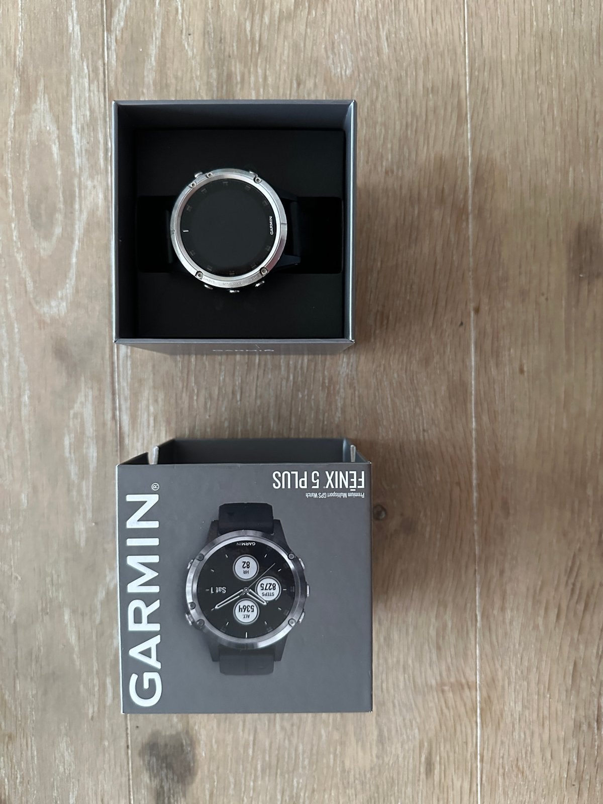 Garmin Fenix 5 Plus - Compleet met doos, goede staat, Ophalen of Verzenden, Waterdicht, Afstand, Gebruikt