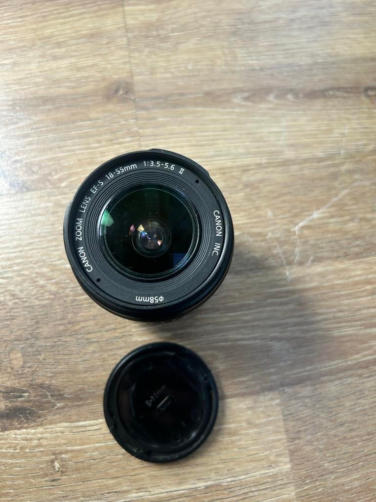 Canon EF-S 18-55mm f/3.5-5.6 II Zoomlens: € 55, Audio, Tv en Foto, Fotografie | Lenzen en Objectieven, Ophalen of Verzenden, Gebruikt