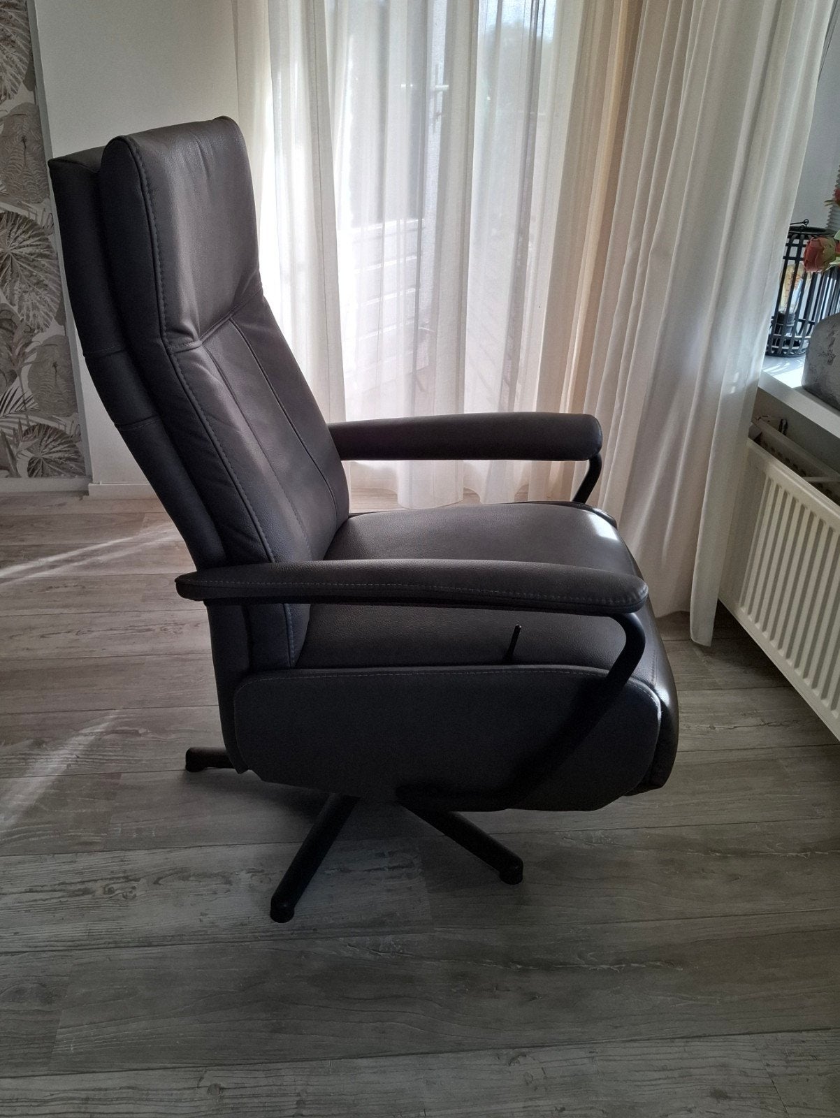 leren fauteuils 2 stuks, Ophalen, Zo goed als nieuw, 75 tot 100 cm