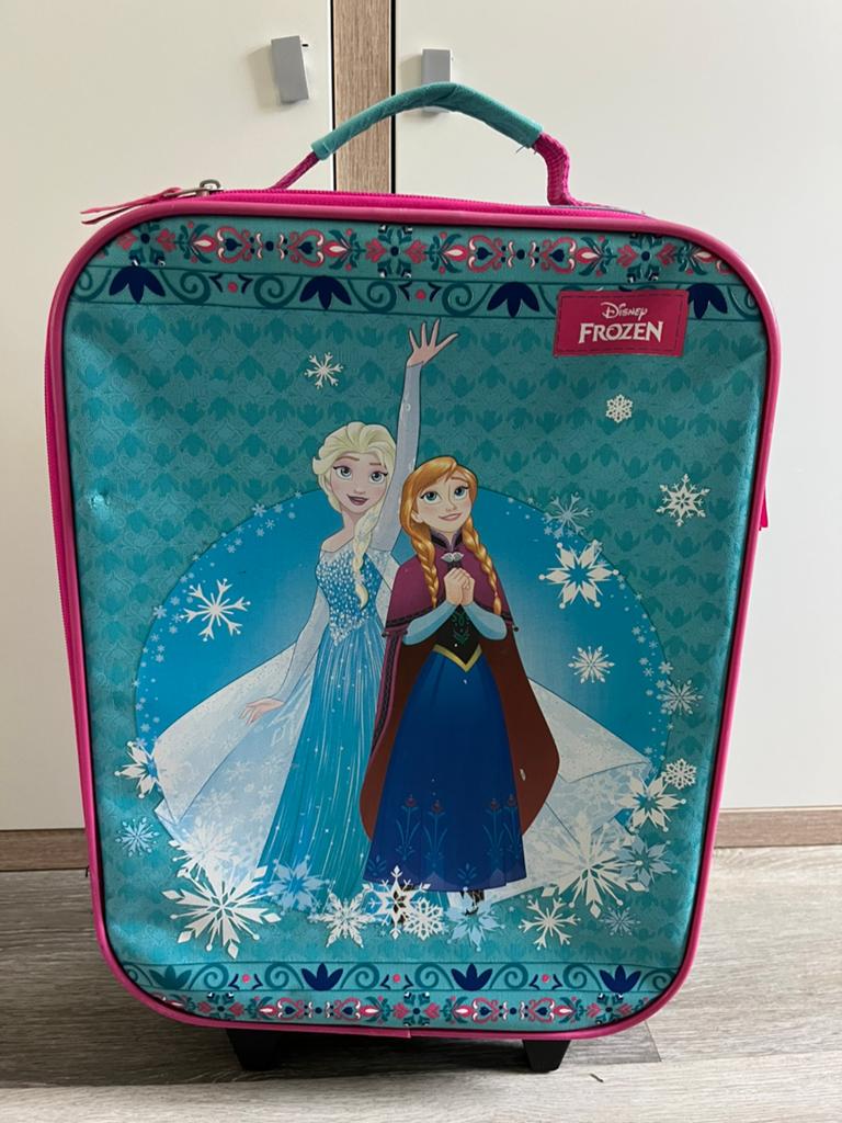 Koffer van Frozen, Ophalen, Hard kunststof, Minder dan 50 cm, Zo goed als nieuw