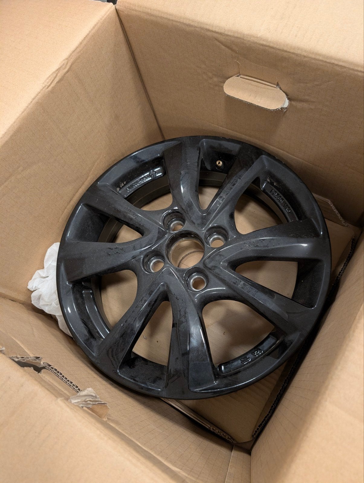 OXXO Lichtmetalen Velg Zwart (15 inch), Ophalen, Nieuw