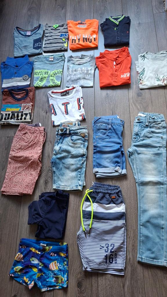 Leuk zomerpakket maat 116 voor een jonge., Ophalen of Verzenden, Gebruikt, Jongen