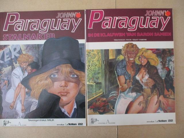 w0157 johnny paraguay 3x, Boeken, Meerdere stripboeken, Ophalen, Gelezen