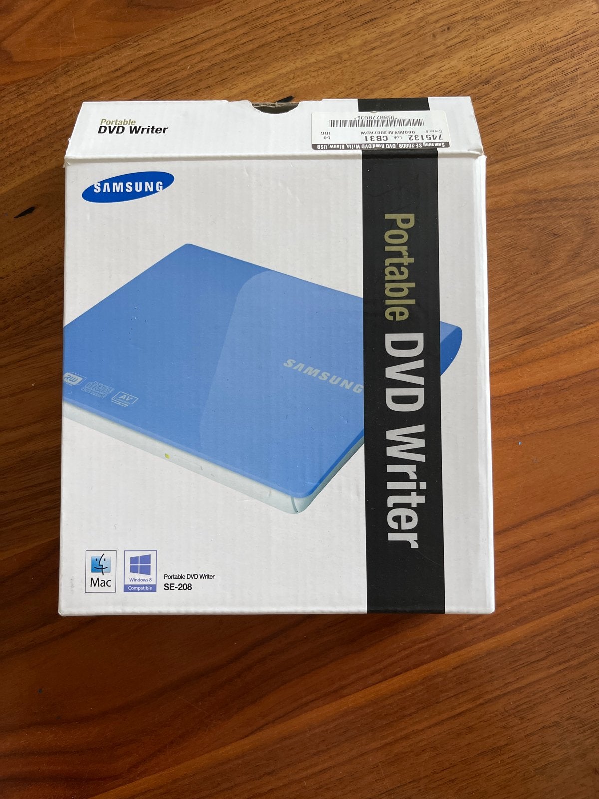 Samsung Portable DVD Writer SE-208 - Nieuw in doos, Ophalen, Nieuw, Extern, Cd