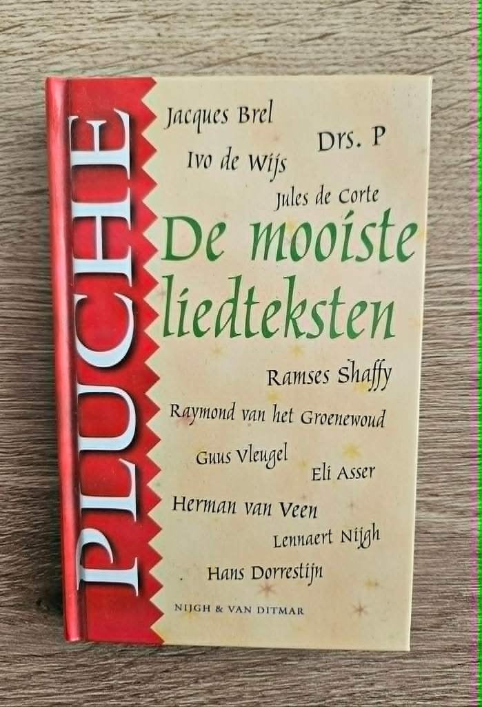 Pluche De mooiste liedteksten, Boeken, Ophalen of Verzenden, Zo goed als nieuw, Artiest