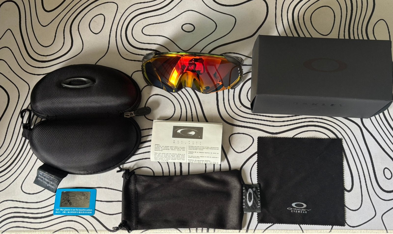 Oakley velo kato prizm rood, Zonnebril, Nieuw, Ophalen of Verzenden, Oakley