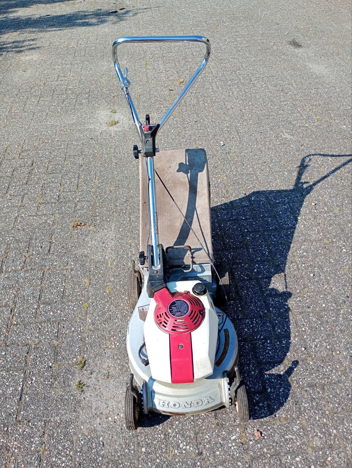 Honda grasmaaier., Tuin en Terras, Grasmaaiers, Ophalen, Gebruikt, Opvangzak