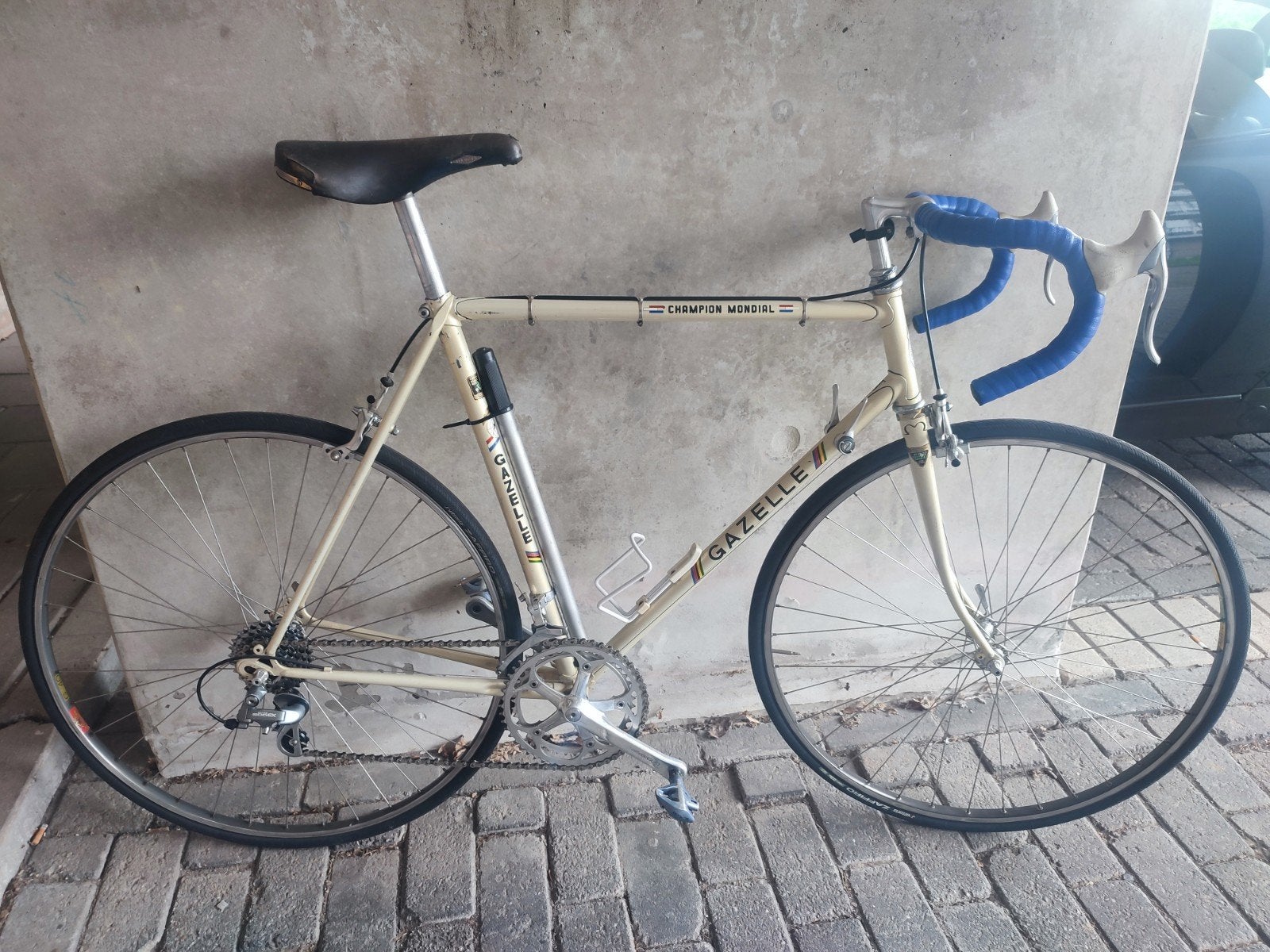 Gazelle mondial racefiets, Gebruikt, 10 tot 15 versnellingen, Aluminium, Ophalen of Verzenden