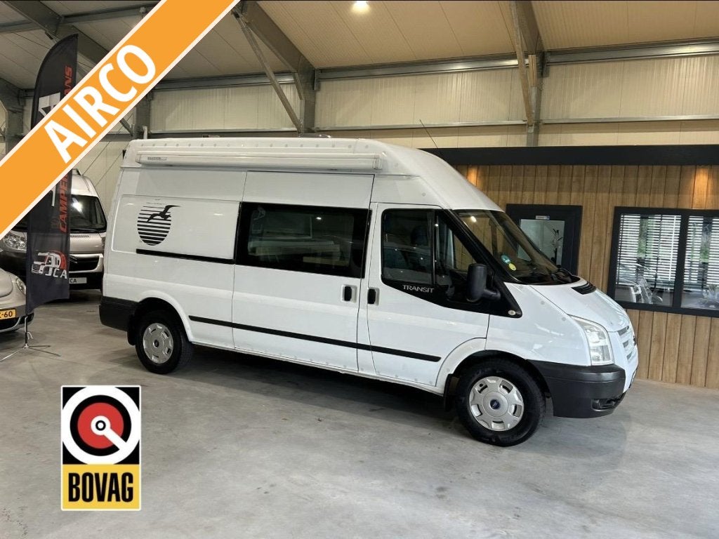 Ford TRANSIT560 Buscamper Airco/Vastbed Euro5 2014, Caravans en Kamperen, Campers, Verwarmde buitenspiegels, Buscamper of Camperbus