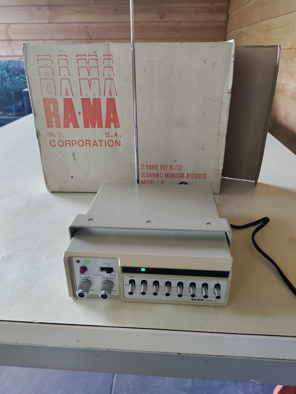 Ra-Ma scanner voor het scannen van diverse frequenties, Ophalen, Gebruikt