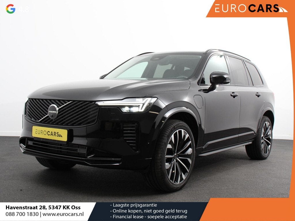 Volvo XC90 2.0 T8 Plug-in hybrid AWD Plus Dark 7 persoons DE, Auto's, Volvo, Gebruikt, 4 cilinders, 1969 cc, Zwart