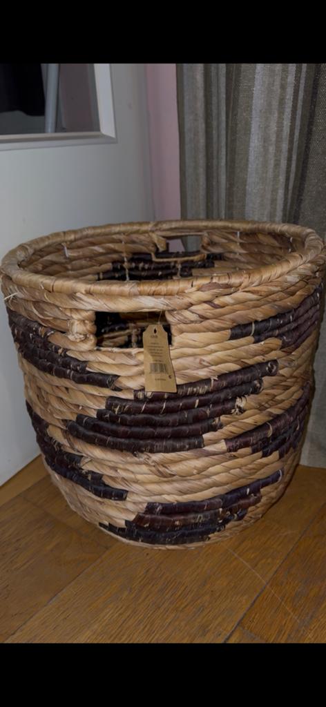 Nieuw Casa riet opbergmand opberg mand bloempot rond rattan, Mand, Rond, Nieuw, Ophalen of Verzenden