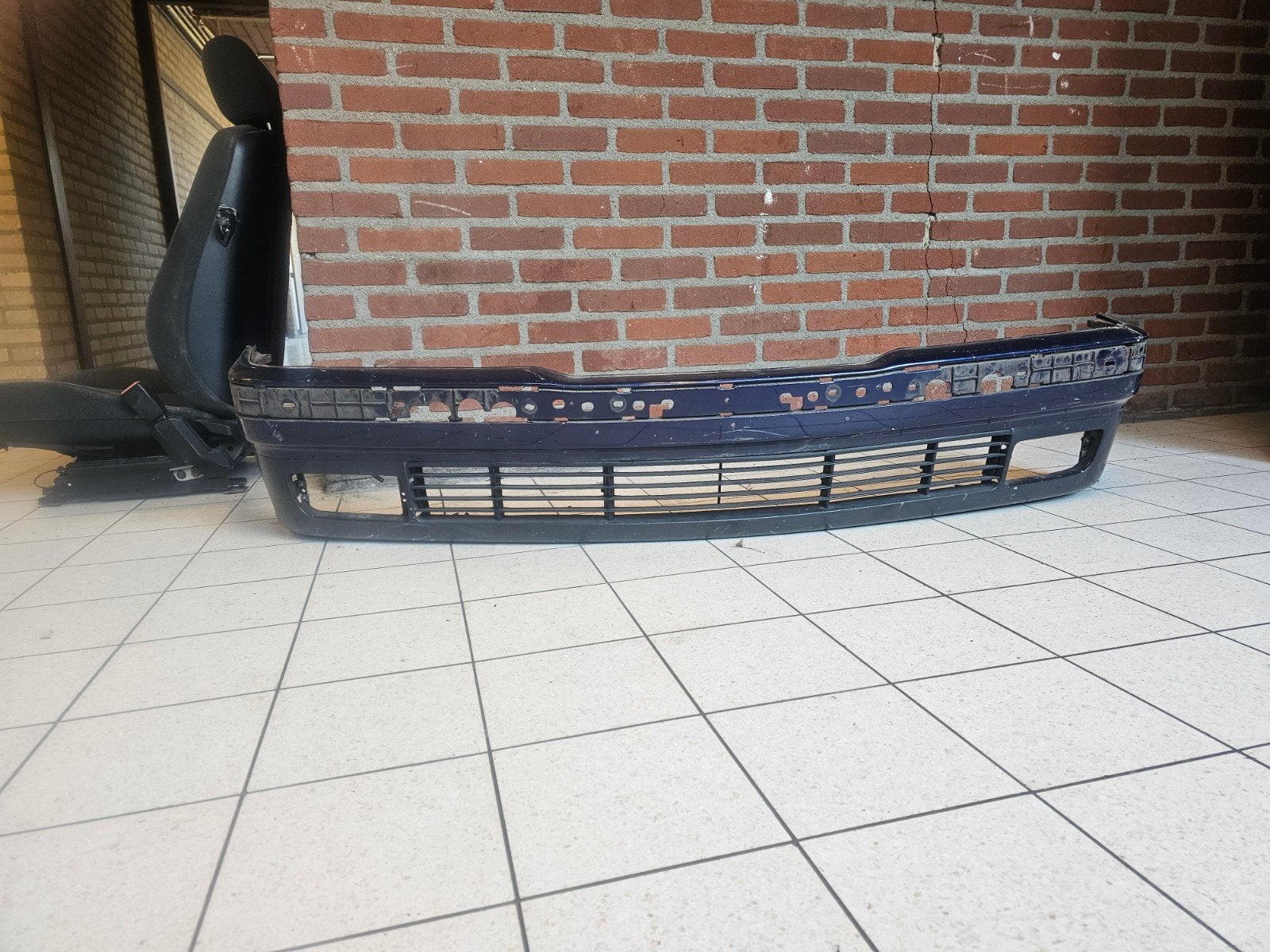 e36 voorbumper mauritius blauw, Auto-onderdelen, Ophalen, Bumper