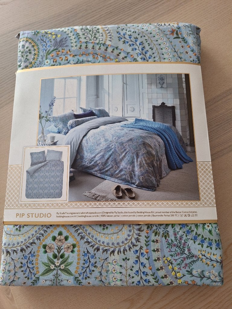 PIP Dekbedovertrek, Ophalen, Eenpersoons, Pip Studio, Blauw