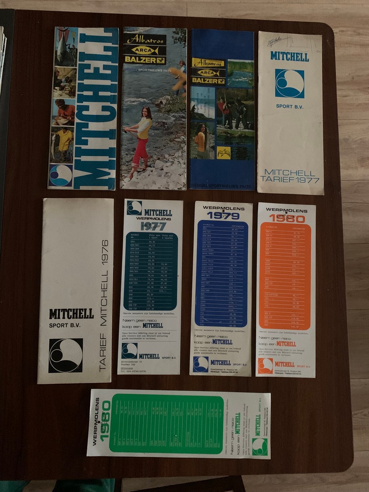 Hengelsport visboeken mitchell arca balzer catalogus, Watersport en Boten, Ophalen of Verzenden, Nieuw, Boek of Tijdschrift