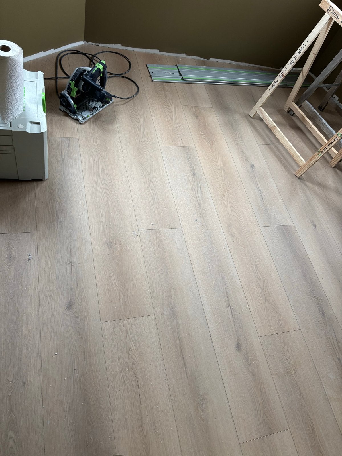 Nieuw in doos: Klik PVC vloer 4,5m2, Doe-het-zelf en Verbouw, Ophalen, Kunststof, Overige typen, Nieuw