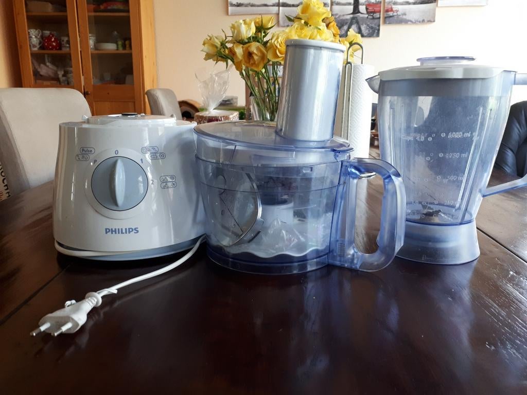 Phillips keukenmachine of Food Processor, Ophalen of Verzenden, 3 snelheden of meer