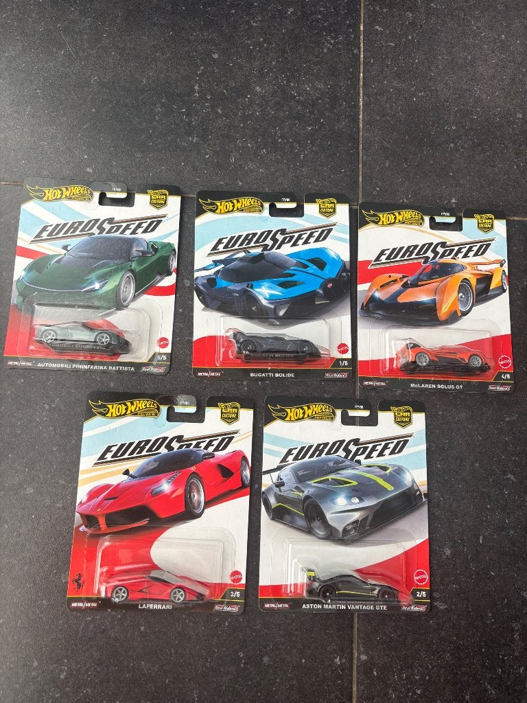 Hot wheels eurospeed set, Ophalen of Verzenden, Zo goed als nieuw