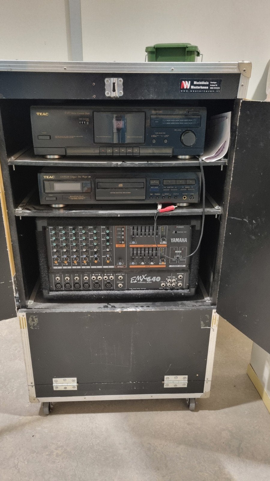 Complete geluidsinstallatie: TEAC, Yamaha EMX640., Ophalen, Gebruikt, Audio