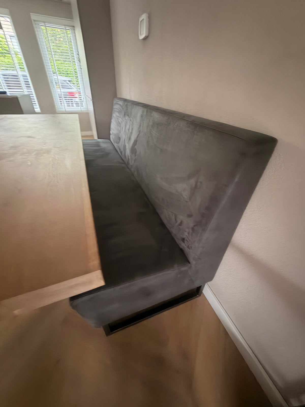 Eetkamerbank Zitmaxx Boris stof bull 220 cm, Ophalen, Zo goed als nieuw, Minder dan 4 stoelen