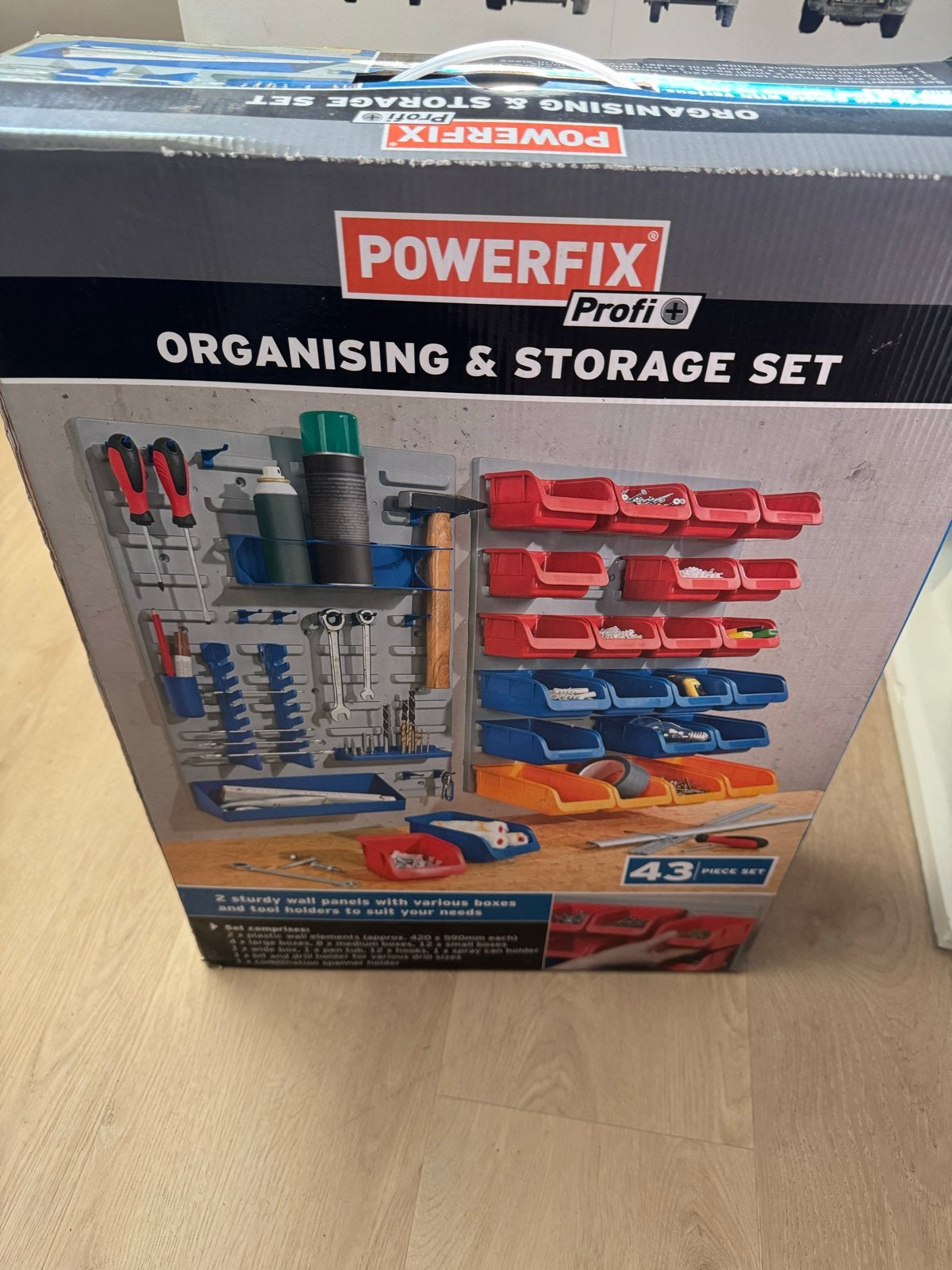 POWERFIX Profi Organising & Storage Set - 43-delig, Ophalen, Nieuw