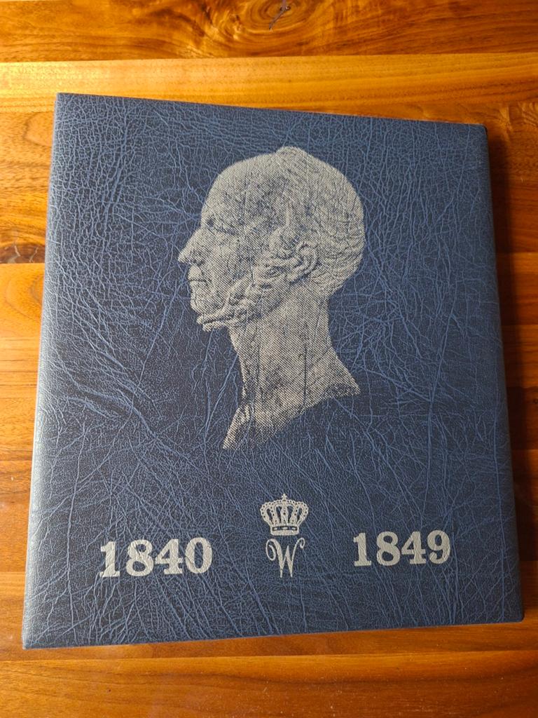 Munten album willem 2 ii gulden munten, Postzegels en Munten, Munten | Nederland, Ophalen of Verzenden, Koning Willem II, Setje