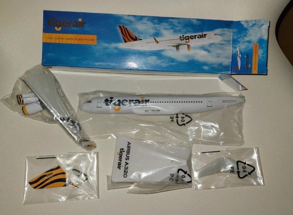 Tigerair Airbus A320 1/200 schaalmodel vliegtuig NIEUW, Ophalen of Verzenden, Nieuw, Schaalmodel