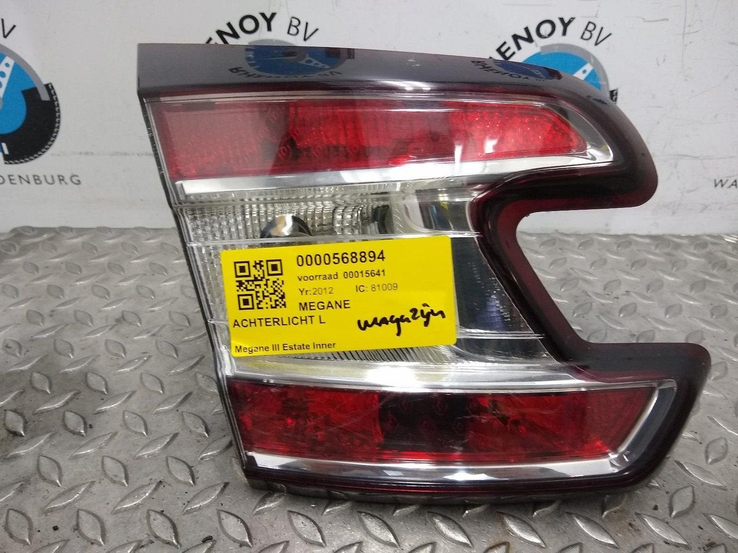 RENAULT MEGANE MK3 1.5 dCi Bose  ACHTERLICHT L 2012, Gebruikt, -, -, Ophalen of Verzenden