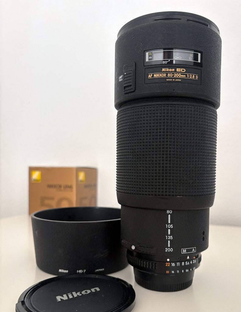 Nikon ED AF Nikkor 80-200 mm 1:2.8 D lens, Nikon, Zo goed als nieuw, Nikon F-mount, Zoom