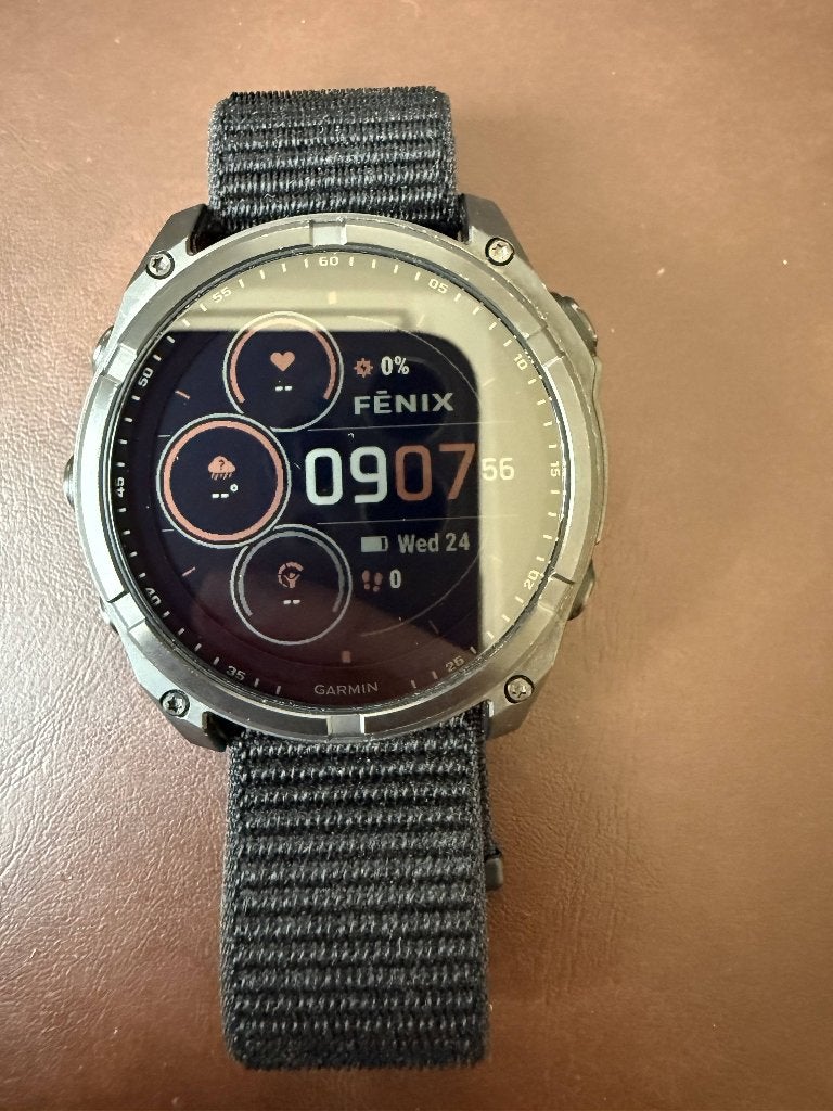 Garmin Fenix 8 — 51mm — Sapphire Solar, Sieraden, Tassen en Uiterlijk, Sporthorloges, Ophalen, Zwart, Garmin, Zo goed als nieuw