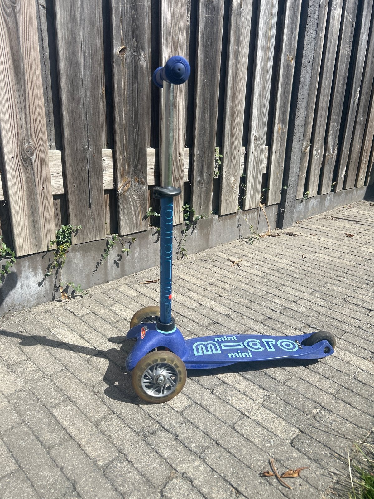 Micro Mini Step - Blauw met lampjes- Gebruikt, Ophalen, Gebruikt, Gewone step