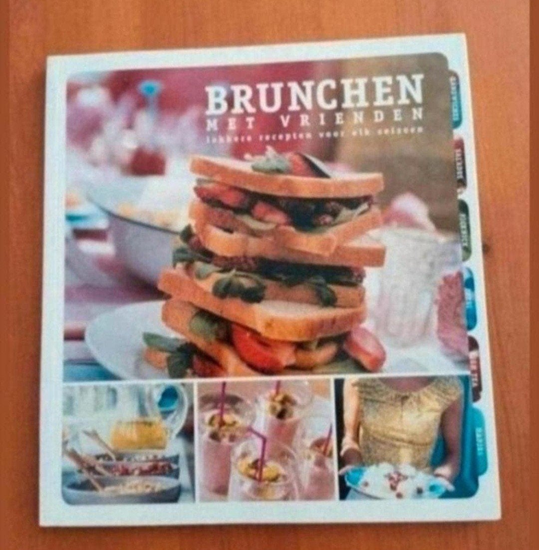Brunch met Vrienden Kookboek - Heerlijke Recepten, Onbekend, Zo goed als nieuw, Overige gebieden, Tapas, Hapjes en Dim Sum